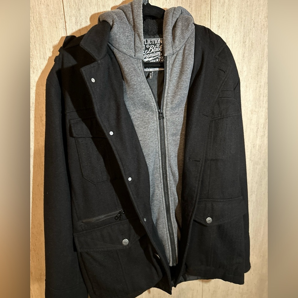 Mens Affliction Coat Size XL